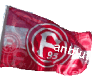 Flagge Fanblut